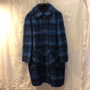 Vintage Textured Sweater Coat